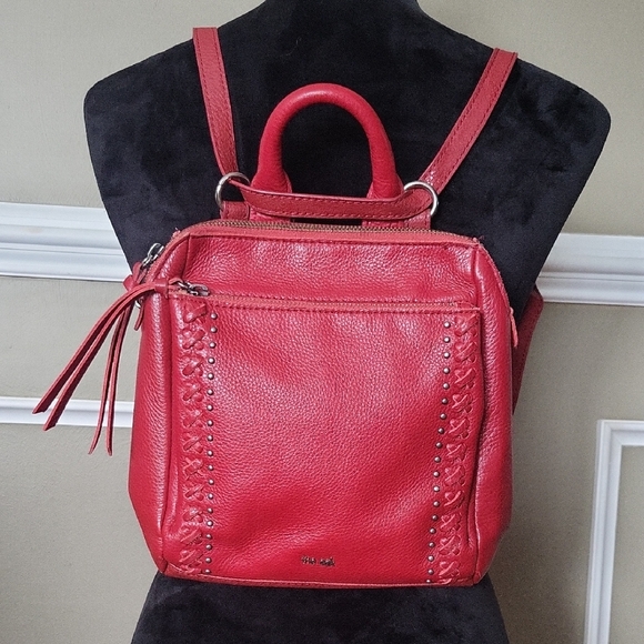 The Sak Handbags - The Sak Red Leather Backpack